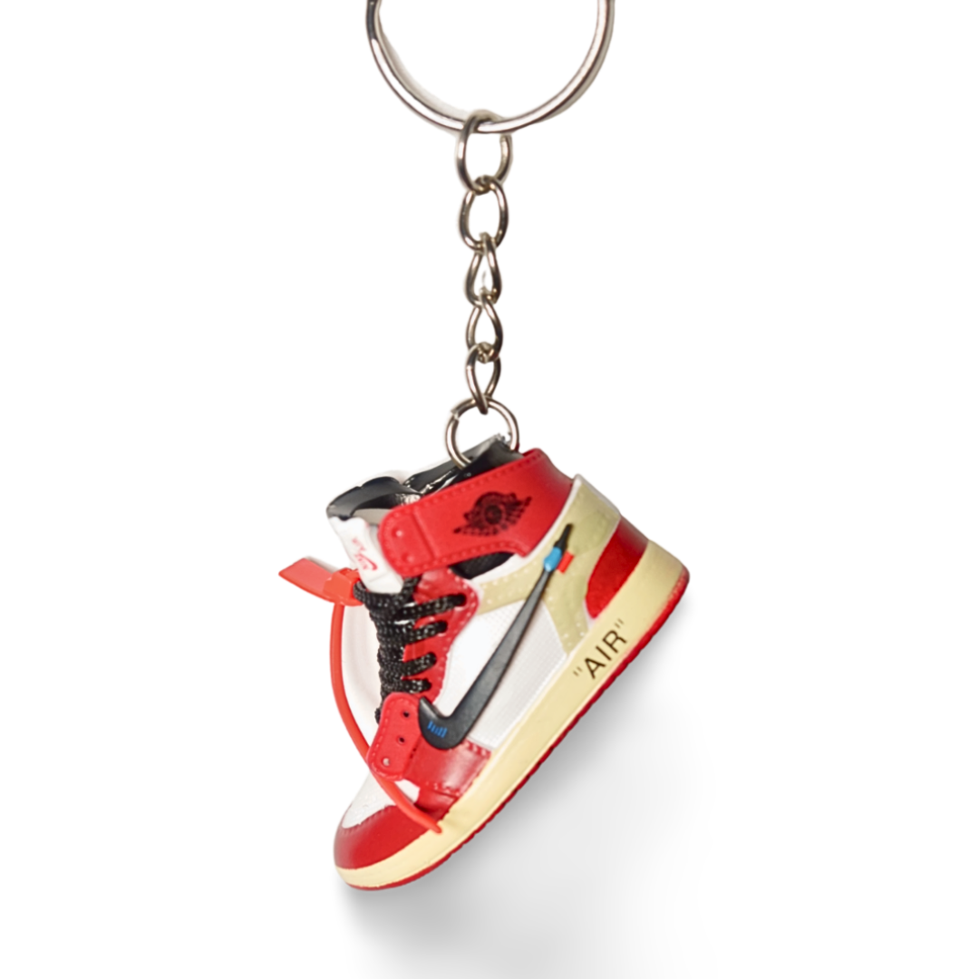 Sneaker keychain - Nike Air Jordan 1 Off-White Chicago