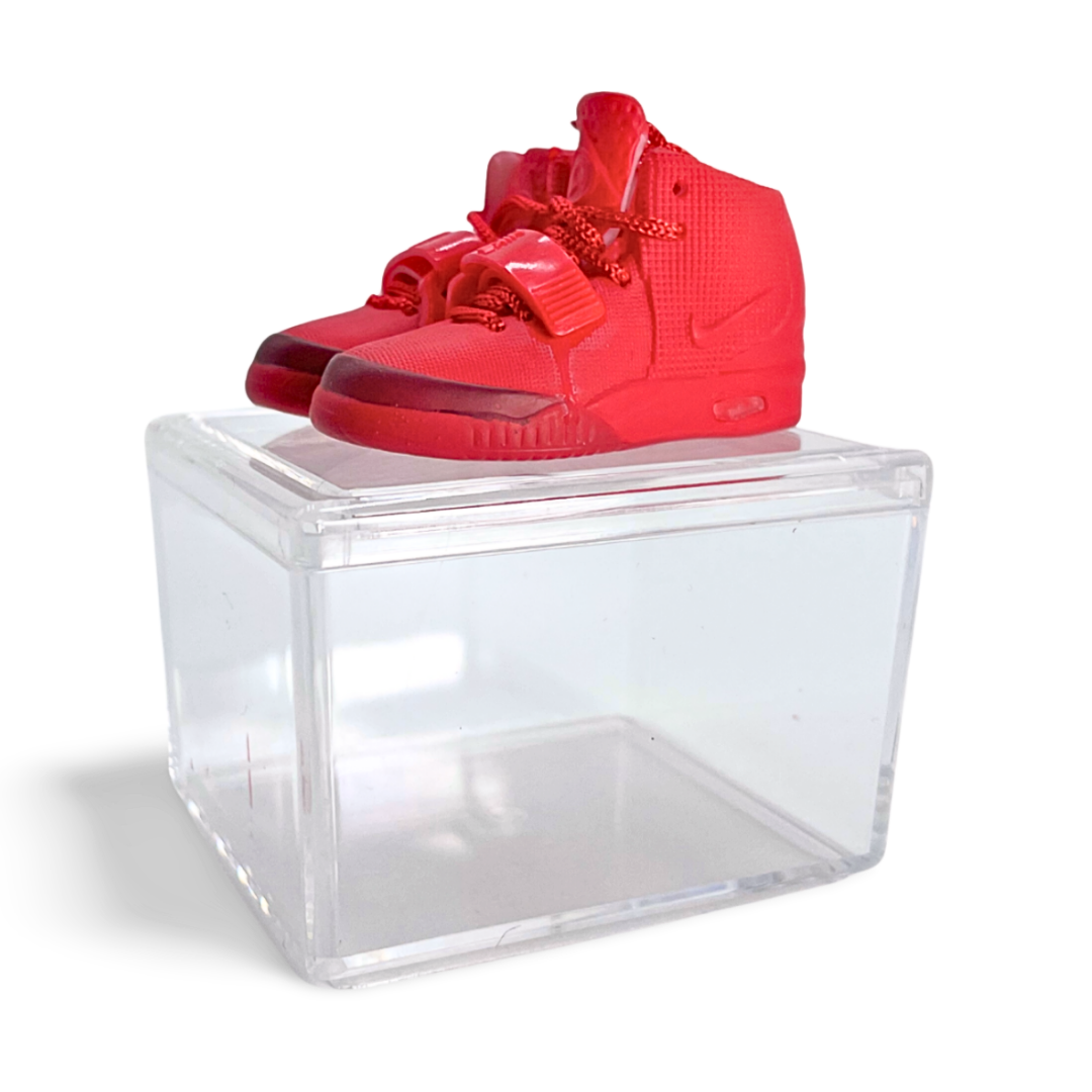 Miniature Sneakers - Nike Air Yeezy 2 - Red October