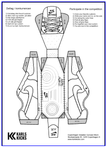 3D paper sneakers for the creative