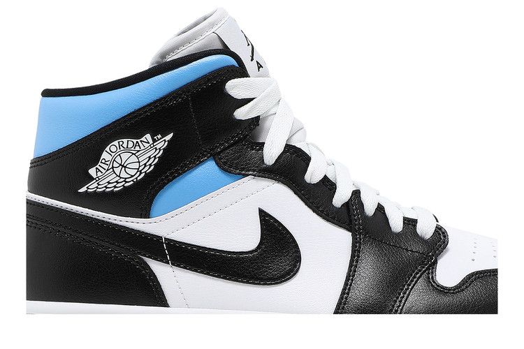 Nike Air Jordan 1 Mid University Blue Black - BQ6472-102