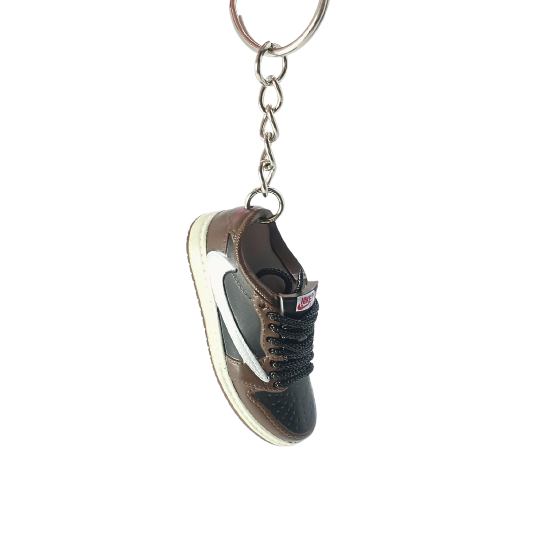 Sneaker keychain - Nike Air Jordan 1 Low x Travis Scott Mocha