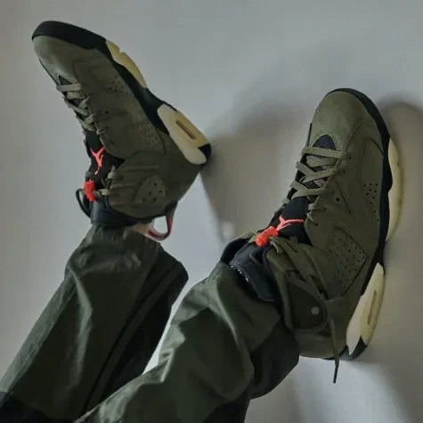 Air Jordan 6 Travis Scott Medium Olive - CN1084-200