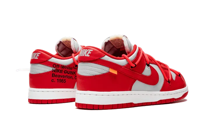 Dunk Low Off-White University Red - CT0856-600
