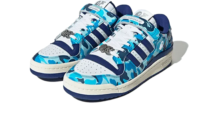 Adidas Forum 84 Low Bape 30th Anniversary Blue Camo - ID4772
