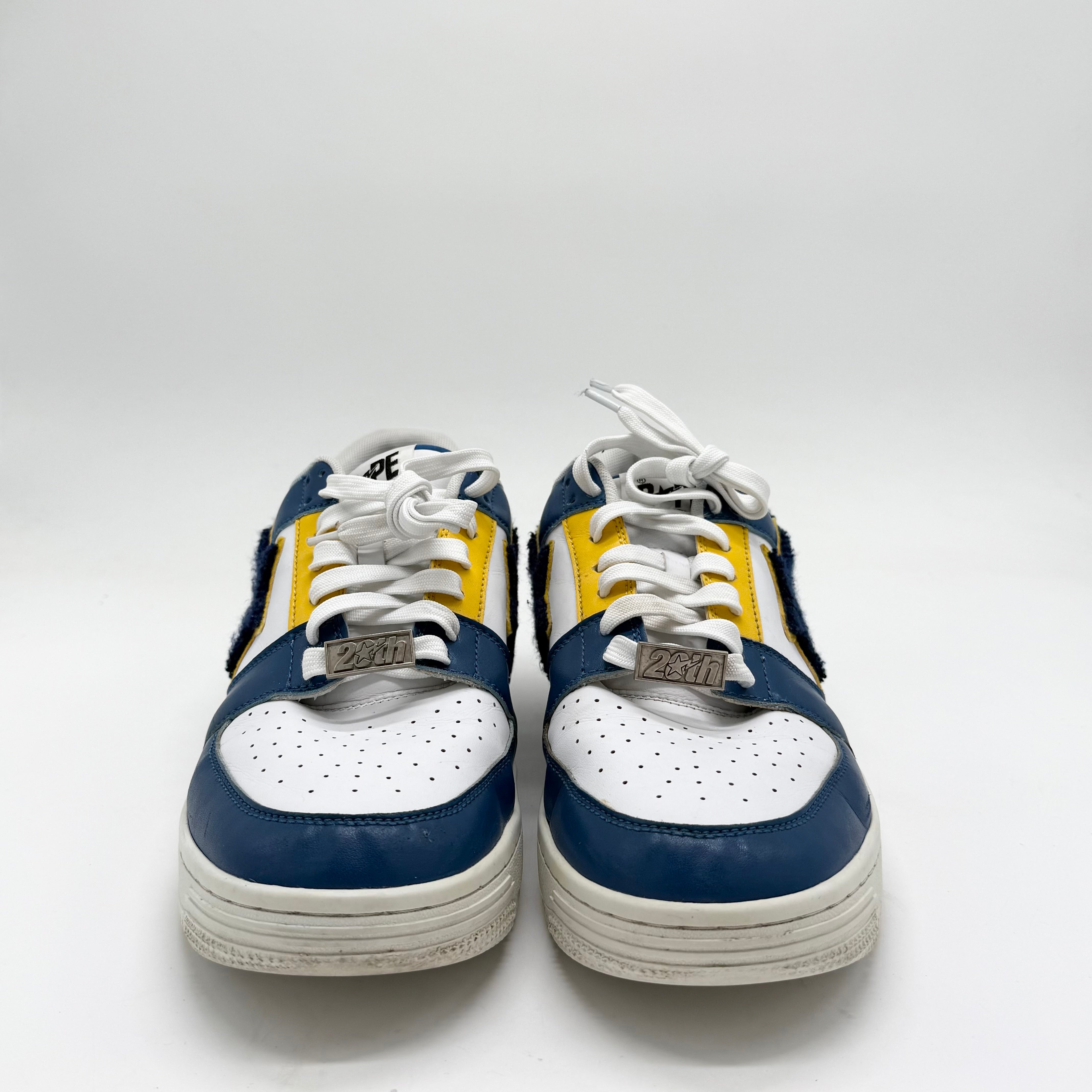 A Bathing Ape Babe Sta Low Patched Navy EU 47 1/2
