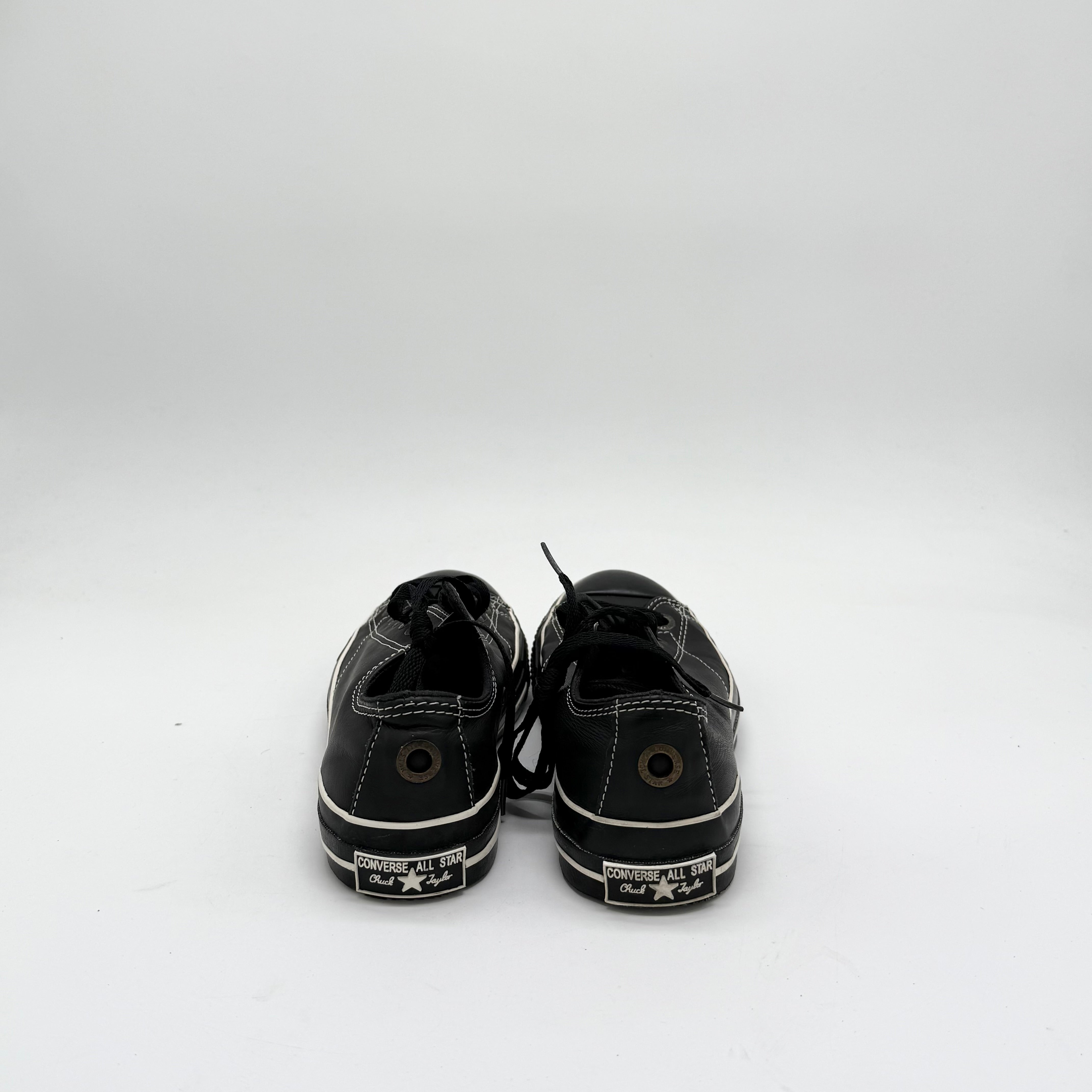 Converse Ctas Ox Black Leather EU 38 1/2