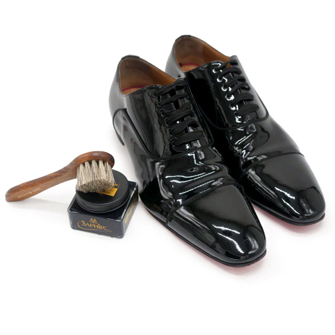 Application brush with horsehair