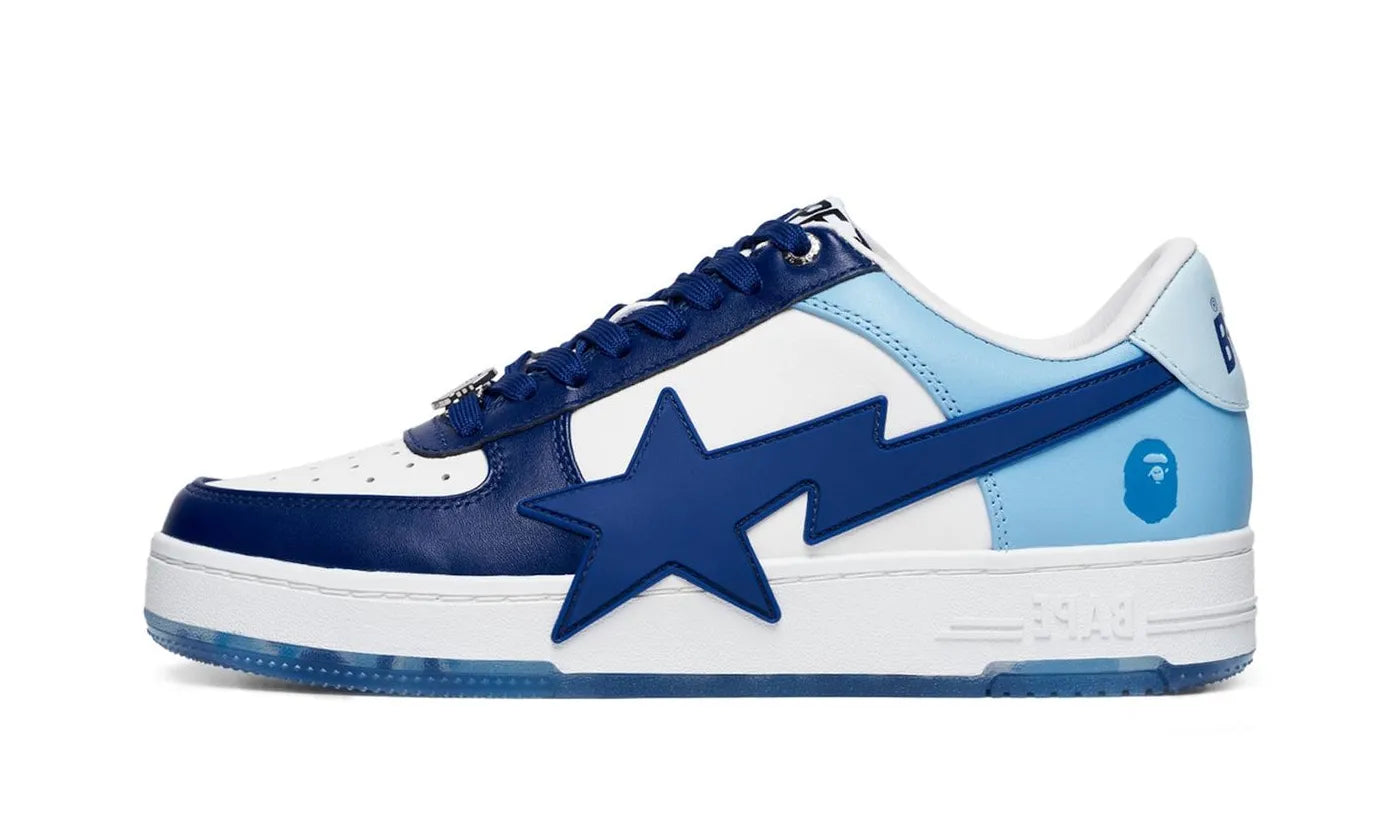 A Bathing Ape Bape Sta OS White Blue University Blue - 0ZXSHM191309NBLX
