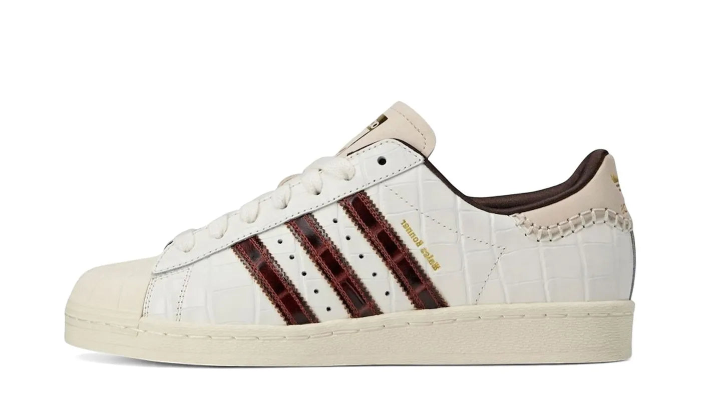 Adidas Superstar Wales Bonner White Brown Croc - KH8797