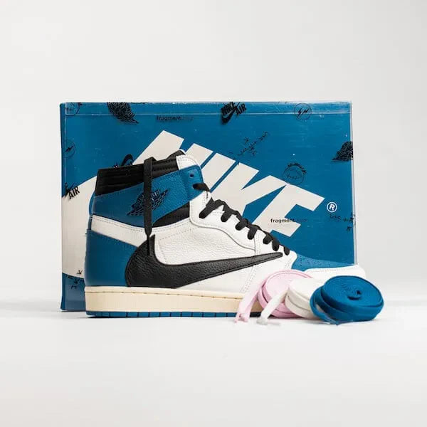 Air Jordan 1 Retro High OG SP Travis Scott Fragment Military Blue - DH3227-105